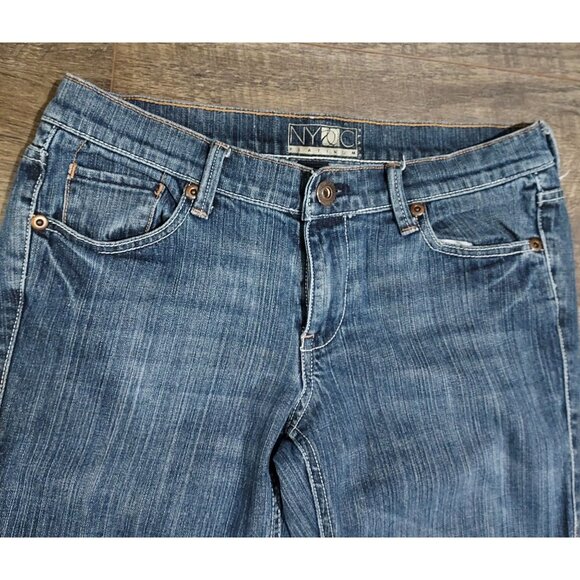 NY&C Brand Women's Flare Jeans Size 8 Wash Denim - Picture 14 of 14